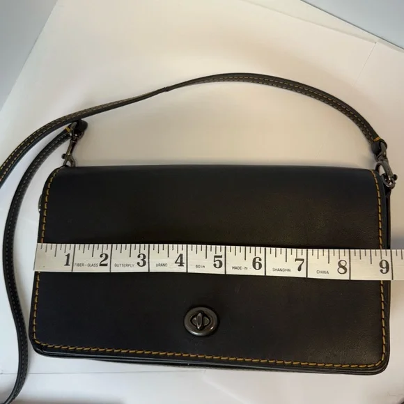 Coach Dinky Leather Crossbody Purse - Picture 12 of 17